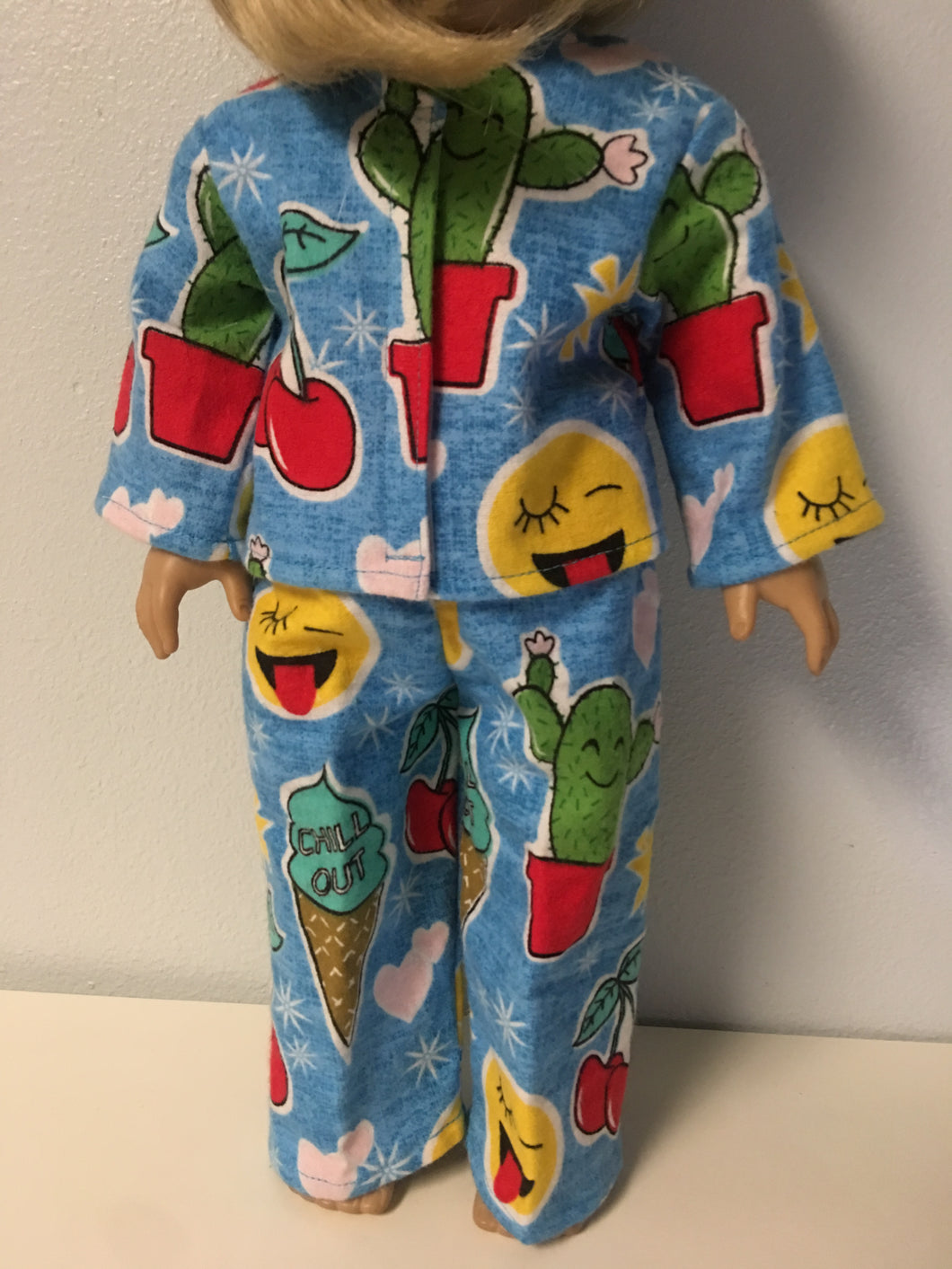 Love and Peace Cactus Sheeky Violets Pajamas for 14.5